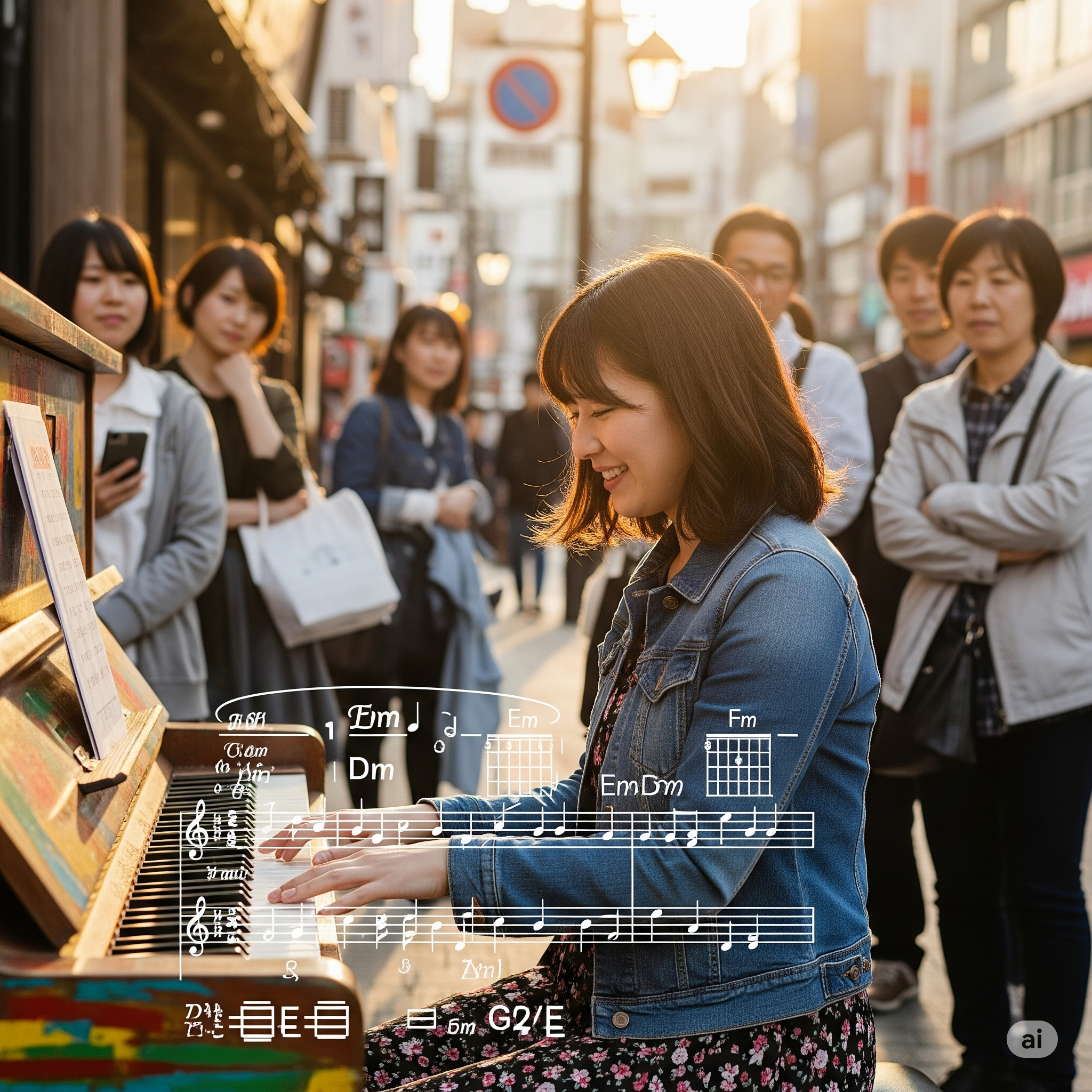 コード進行で左手簡単ストリートピアノ