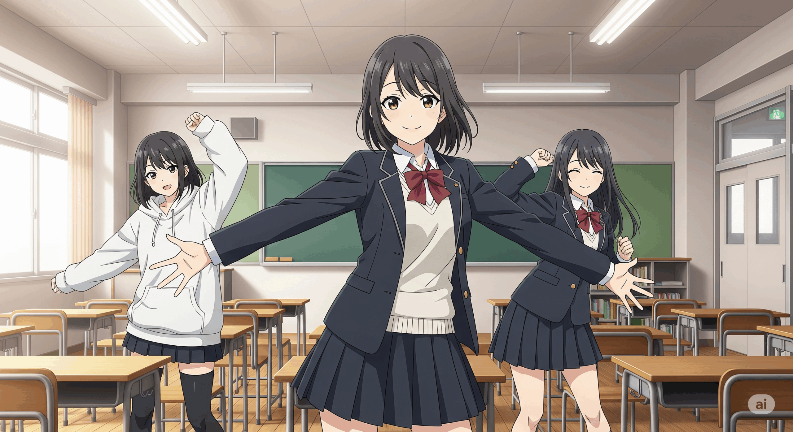 踊る女子高生